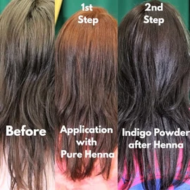 1000 Grams Indigo Powder For Hair Dye / Color - Chemicals Free Hair Color - The Henna Guys by The Henna Guys