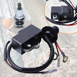 Mtanlo Ignition Coils for Stihl TS400 TS410 TS420 TS460 Chainsaw 1130 400 1302 Ignition Coils with L7T/BPP MR7A Spark Plugs