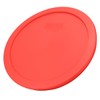 Pyrex 7402-PC 6/7-Cup Red Food Storage Replacement Lid (2-Pack) -