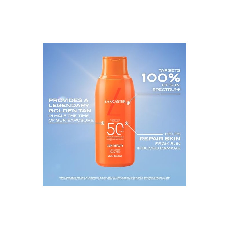 Lancaster SUN BEAUTY Velvet Milk SPF30 Protector Solar 400 ml