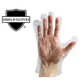 Food Prep Gloves, Food Grade Kitchen Gloves, Polyethylene Disposable Gloves, Medium, 1.5 mil, 10000 Pack