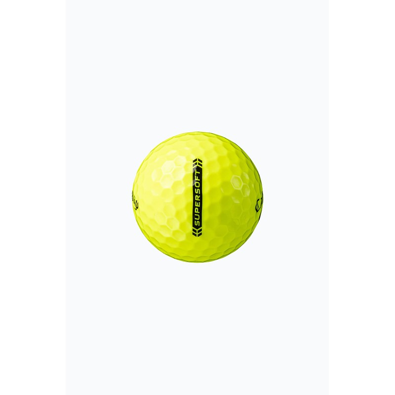 Callaway Supersoft 23 YLW Golf Balls, 1 Dozen (12 Piece),