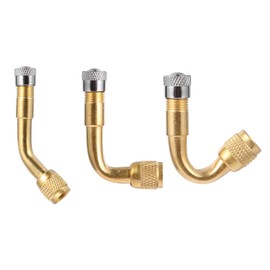 SUPVOX 3 Pack Valve Extenders 45° 90° 135° Angles for Motorbike Car Trucks Rv Inflatable Airtight Rubber Seals