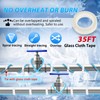 HEATIT 5JHSF 100Ft High-Efficiency Self Regulating Heat Tape Freeze Protection,