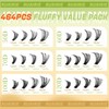 Ruairie Fluffy Cluster Lashes D Curl Volume Individual Eyelashes Clusters