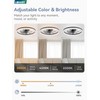 LEDIARY 20" Modern Ceiling Fans with Lights and Remote, Dimmable
