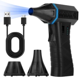 Compressed air dust Collector, 130000RPM Electric air dust Collector, USB Rechargeable Hair Dryer, Used for Cleaning Computer Keyboards and Electric Equipment, can Replace Compressed air Tanks