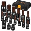 16-Piece Metric Hex Bit Socket Set - Premium S2 Steel