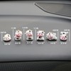 6 Pcs Mini Cows Car Accessories, Cow Print Dashboard Decorations