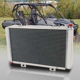 Cubauto Aluminum Radiator Replacement for Can-Am Maverick Commander MAX 1000 1000 R 800 800R 2011-2018, 2012