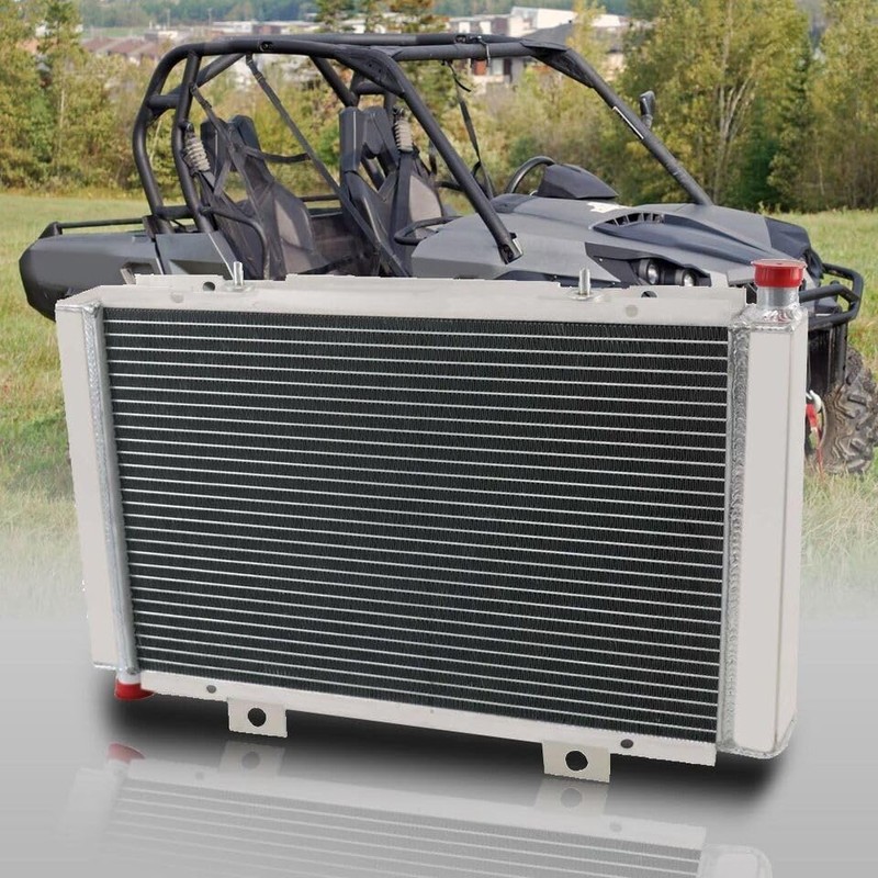 Cubauto Aluminum Radiator Replacement for Can-Am Maverick Commander MAX 1000