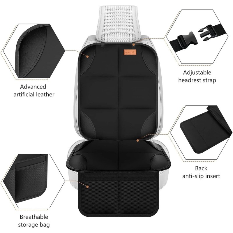 Car Seat Protector 2 Pack Car Seat Protector Waterproof Anti