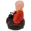 Little Monk Figurine USB Charging 6 Songs Music LED Nodding