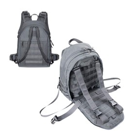 EXCELLENT ELITE SPANKER Military Tactical Backpack Detachable Backpack Quickly Turns into Outdoor Vest(Grey)