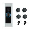4 Pack Doorbell Button Replacement With 2 Pack Screws -