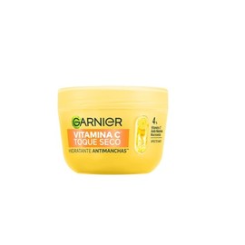 Garnier Hidratante Toque Seco Antimanchas con Vitamina C y Acido Hialurónico. Hidrata la piel y reduce manchas. Efecto Mate, para todo tipo de piel 85g.