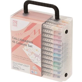 Kuretake Zig MS340048 Memory System Calligraphy Dual Tip Marker Set
