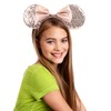 OVBOVA Mouse Ears Headbands, Pack of 2 Mouse Ears Headband,