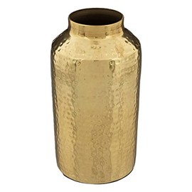 Atmosphera - Vase Gold Metal - Gold - Height 19 cm - Golden