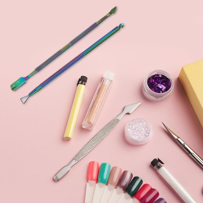 Cuenco Inoxidable Remojo Acero Manicura para de Rosa de Plástico