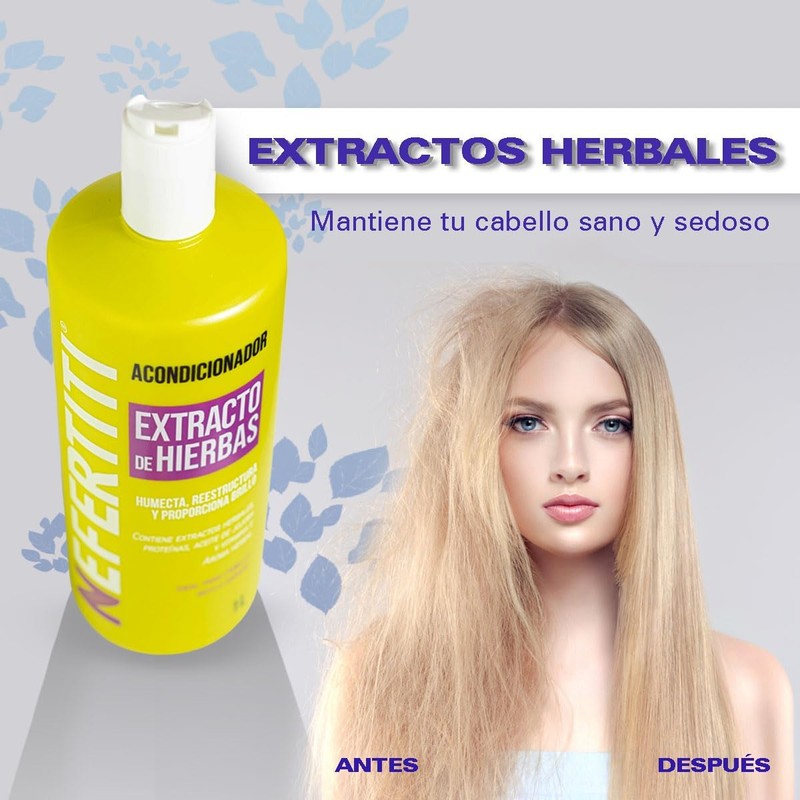 Nefertiti Acondicionador Extracto De Hierbas - 1 L