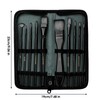 10-Piece Paint Brush Set for Acrylic & Watercolor - Nylon