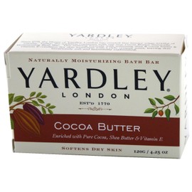 Yardley Moisturizing Bar Cocoa Butter 4.25 oz (Pack of 6)