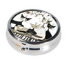 Wachtmeister Rosina Round Metal Pill Box for Cats Sepia Tablets