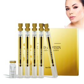 Protein Thread Lifting Set, Absorbable Collagen Thread, Active Collagen Silk Thread, Soluble Protein Thread And Nano Gold Essence Combination, Lifting Firming Face Skin (15 ml + 20 Pieces)