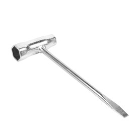2PCS T Chainsaw Wrench, 13 mm x 19 mm T-Wrench, T Shape Replace Combination Screwdriver and Wrench, Hexagon Angle Wrench, T Bar Hex Socket Wrench, Chainsaw Adjustment Tool, Spark Plug Socket Wrench