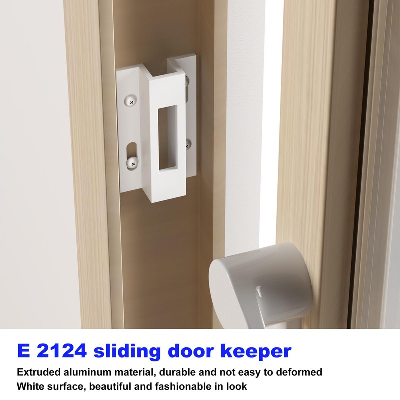 E 2124 Sliding Door Keeper,Extruded Aluminum Sliding Door Latch Replacement