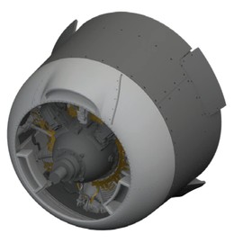 Eduard EDU648825 1/48 Brassin F4F-3 Mid Engine Cowling (for Edudo) Plastic Model Parts