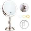 Makeup Mirror with Light, 30x Magnifying Mirror with 3 Lights