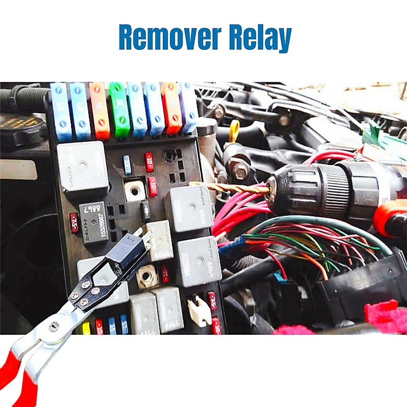 LZLINYJLONG Relay Puller Pliers Relay and Fuse Remover Tool, Automotive