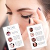 False Lashes How To Apply Card | 30 Pack |