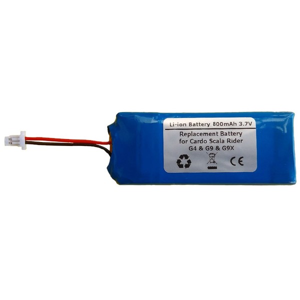 Starnovo Replacement Battery(SNO-452050PC-1S2P) For Cardo Scala Rider G4,G9,G9X Bluetooth Headsets