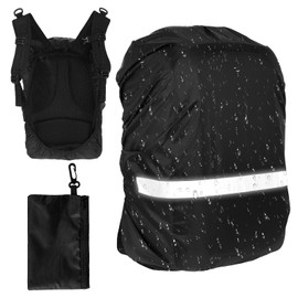 Aeaocvo Backpack Rain Cover Waterproof Backpack Cover, 30-40L Rainproof Rucksack Cover with Reflective Strip for Outdoor, Hiking, Camping, Traveling, Cycling, M
