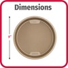 GoodCook BestBake Nonstick Textured Carbon Steel Round Pan, 9", Bronze