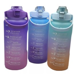 Taej 85 Pack 2 Vasos Para Agua Motivacionales Deportivos 2 Litros