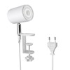 ledscom.de Waika Clamp Light Switch Matt White with LED GU10