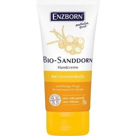 Enzborn Organic Sea Buckthorn Hand Cream Rich Care for Stressed Hands 75ml Tube
