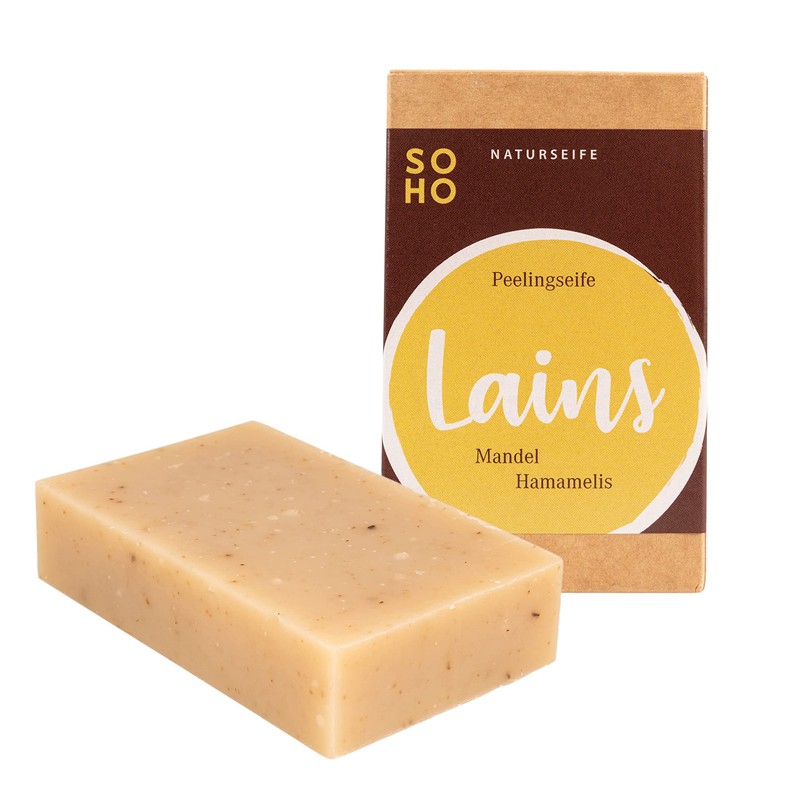 SOHO Naturkosmetik Shower Soap "Lains" • Solid Shower Gel with