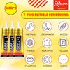 ALECPEA Upgrade T-7000 Black Adhesive Glue - 3PCS 50ml |
