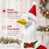 23" Christmas Porch Goose Outfits, Santa Goose Clothes with Bowtie