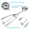LDEXIN Cookie Scoop 2 Tablespoon, Ice Cream Scoop, 18/8 Stainless