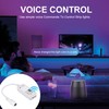 NIZEAMI RGB Led Light Strip Voice Control Work with &