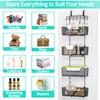 HapiRm Over The Door Organizer - Hanging Door Organizer with