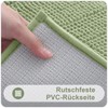 Homaxy Chenille Bathroom Rug, Non-Slip Bath Mat, Washable Bath Mat,