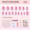 Press on Nails Short-RTKHFZE Soft Gel Press On Nails Oval,Natural