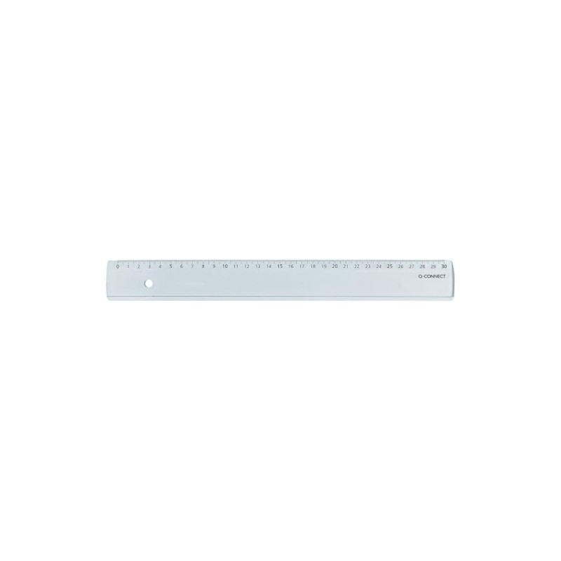 CONNECT Lineale Lineal 30cm Kunststoff transparent
